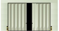 Industrial Concertina Doors